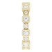 Bezel-Set Eternity Band