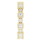 Bezel-Set Eternity Band