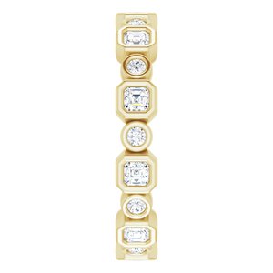 Bezel-Set Eternity Band