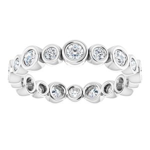 Bezel-Set Eternity Band