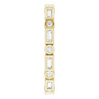Bezel-Set Eternity Band