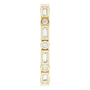 Bezel-Set Eternity Band
