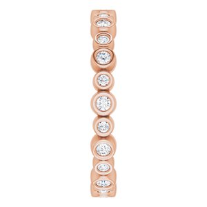 Bezel-Set Eternity Band