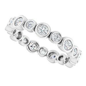 Bezel-Set Eternity Band