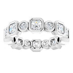 Bezel-Set Eternity Band