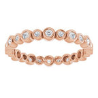 Bezel-Set Eternity Band
