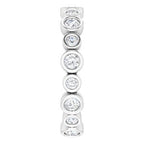Bezel-Set Eternity Band