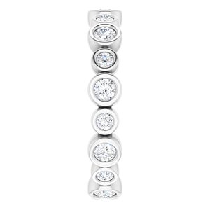 Bezel-Set Eternity Band
