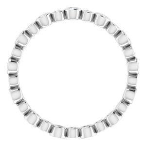 Bezel-Set Eternity Band