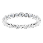 Bezel-Set Eternity Band