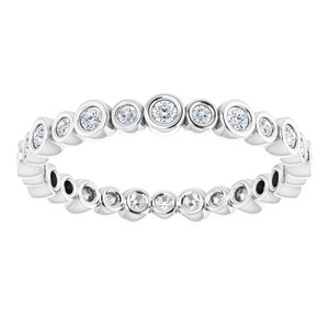 Bezel-Set Eternity Band