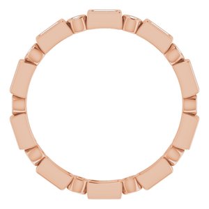 Bezel-Set Eternity Band