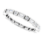 Bezel-Set Eternity Band