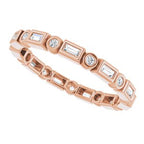 Bezel-Set Eternity Band