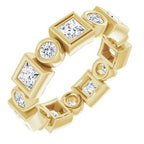 Bezel-Set Eternity Band