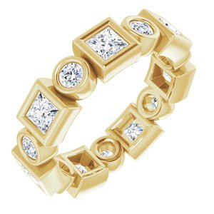Bezel-Set Eternity Band