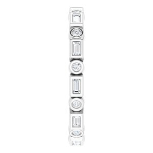 Bezel-Set Eternity Band
