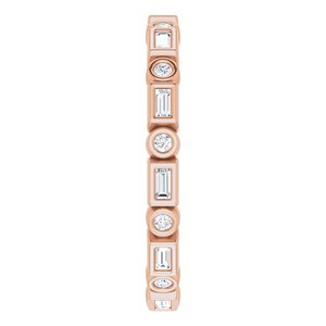 Bezel-Set Eternity Band