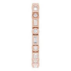 Bezel-Set Eternity Band