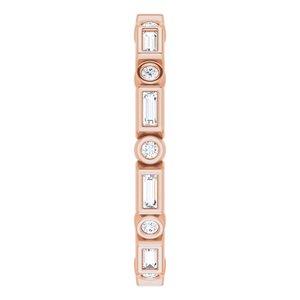 Bezel-Set Eternity Band