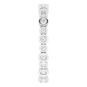 Bezel-Set Eternity Band