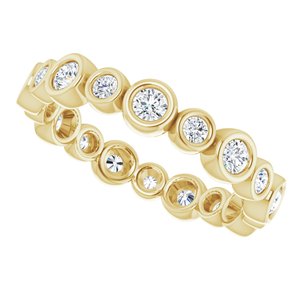Bezel-Set Eternity Band