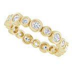 Bezel-Set Eternity Band