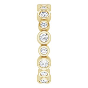 Bezel-Set Eternity Band