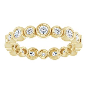 Bezel-Set Eternity Band