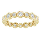 Bezel-Set Eternity Band