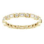 Bezel-Set Eternity Band