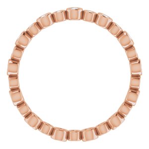 Bezel-Set Eternity Band