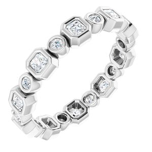 Bezel-Set Eternity Band