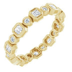 Bezel-Set Eternity Band