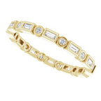 Bezel-Set Eternity Band