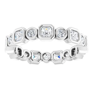 Bezel-Set Eternity Band