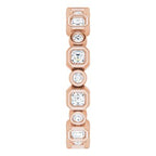 Bezel-Set Eternity Band