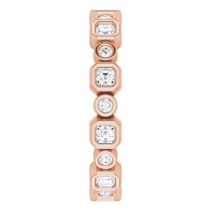 Bezel-Set Eternity Band