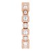 Bezel-Set Eternity Band