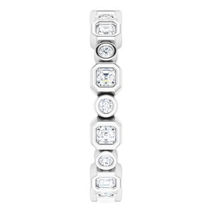 Bezel-Set Eternity Band