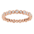 Bezel-Set Eternity Band