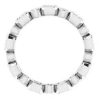 Bezel-Set Eternity Band