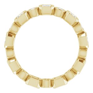 Bezel-Set Eternity Band