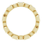 Bezel-Set Eternity Band