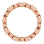 Bezel-Set Eternity Band