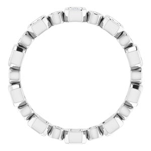 Bezel-Set Eternity Band