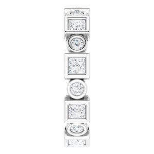 Bezel-Set Eternity Band