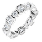 Bezel-Set Eternity Band