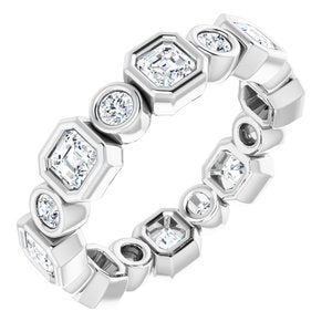 Bezel-Set Eternity Band