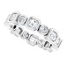 Bezel-Set Eternity Band